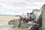Những hình ảnh thiệt hại đầu tiên do bão số 13 gây ra ở miền Trung
