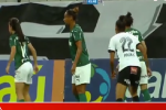 Nữ cầu thủ Brazil lập tuyệt phẩm từ chấm phạt góc