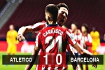 Kết quả Atletico Madrid 1-0 Barcelona: Barca rơi xuống vị trí thứ 10