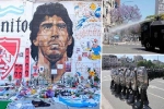 Đám tang của Maradona biến thành bạo loạn giữa fan và cảnh sát