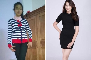 Netizen 'khui' lại ảnh ngày ấy - bây giờ của Đỗ Thị Hà: Có tố chất Hoa hậu từ bé, bất ngờ khi so đôi chân quá khứ với hiện tại!