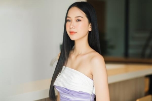 Ảnh ngoài đời của cô gái có làn da đẹp nhất Hoa hậu Việt Nam 2020