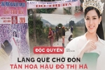 Hoa hậu Việt Nam Đỗ Thị Hà về làng: Học sinh, người dân xếp thành hàng trải dài lối đi, bố mẹ dựng rạp tiếp đón khách tấp nập