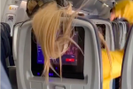Video: Khách ngồi ghế trước xõa tóc che hết màn hình, cô gái có màn 'trả đũa' cực gắt