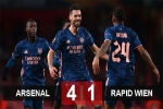 Kết quả Arsenal 4-1 Rapid Wien: Pháo thủ tiếp đà thăng hoa ở Europa League