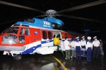 Trực thăng bay xuyên đêm đưa bệnh nhân từ Trường Sa về đất liền