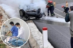 Vụ tai nạn lật xe bốc cháy trên đường đi Yên Tử: 1 nạn nhân nữ bị bỏng 45%, chuyển Viện Bỏng Quốc gia