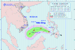Áp thấp nhiệt đới giật cấp 9 áp sát Biển Đông, khả năng mạnh lên