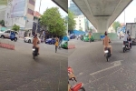 Xôn xao người đàn ông 'nude toàn phần' hiên ngang chạy xe máy ra đường, tuy nhiên vẫn chấp hành đội mũ bảo hiểm