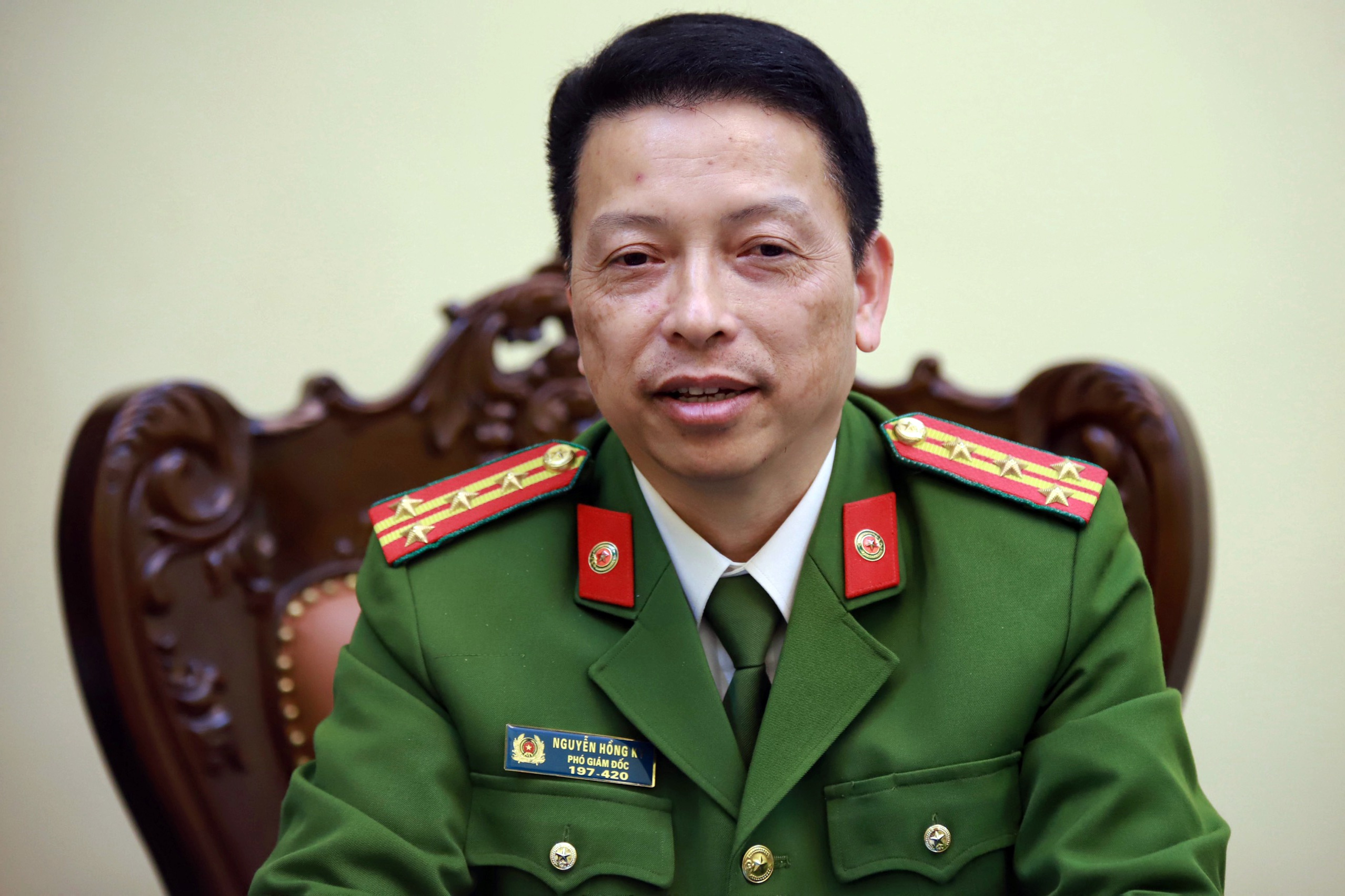 Đại tá Nguyễn Hồng Ky khẳng định Công an Hà Nội sẽ cấp CCCD cho người ngoại tỉnh. Ảnh: Hồng Quang.
