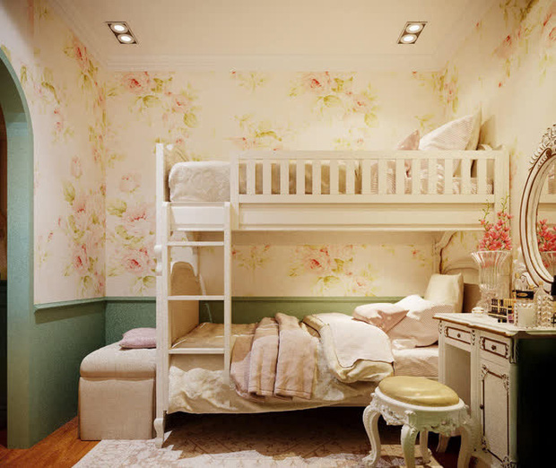 Hoà Minzy còn dành riêng một khu để giường tầng dễ sử dụng cả người lớn và trẻ nhỏ.