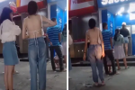 Hình ảnh cô gái trẻ 'mặc như không mặc' đi rút tiền ở cây ATM khiến dân mạng xôn xao