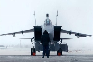 Tiêm kích MiG-31BM 'khóa chặt' Bắc Cực từ Novaya Zemlya