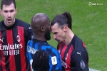 Ibrahimovic 'thiết đầu công' với Lukaku, lĩnh thẻ đỏ ở derby Milan