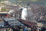 Cảnh sát Myanmar phun vòi rồng vào người biểu tình ở thủ đô