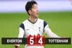 Kết quả Everton 5-4 Tottenham: Gà trống thua đau trong hiệp phụ