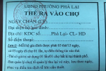 Người dân tâm dịch Chí Linh chính thức đi chợ bằng tem phiếu như thời bao cấp