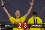 Kết quả Sevilla 2-3 Dortmund: Haaland rực sáng giúp Dortmund lội ngược dòng trên sân khách