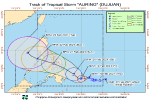 Tin bão mới nhất: Xuất hiện cơn bão đầu tiên năm 2021 tại Philippines