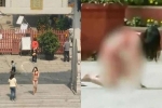 Clip: Cô gái mặc độc nội y đứng vái lạy trong chùa gây bão MXH
