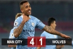 Kết quả Man City 4-1 Wolves: Nghiền nát không thương tiếc