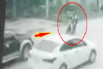 Clip: Chiếc xe ôtô lấn làn tông trực diện hất tung 2 nữ sinh lên không trung