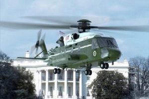 Bãi cỏ Nhà Trắng có thể cháy vì trực thăng Marine One mới
