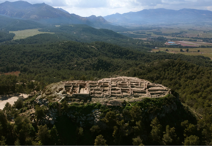Toàn cảnh khu di tích với nhiều phát hiện khảo cổ về El Argar huyền bí. Ảnh: Antiquity