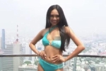 Người đẹp Myanmar lộ ngực khi diễn bikini ở Hoa hậu Hòa bình Quốc tế