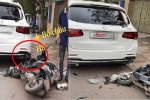 Nữ sinh đi xe máy điện tông vỡ kính Mercedes tiền tỷ, hình ảnh ông bố xuất hiện khiến tất cả thương cảm