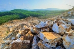 Vụ khai thác đá bạc trái phép tại Hà Tĩnh: Hàng trăm khối đá tập kết tại Công ty Trung Hậu