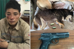 Thái Nguyên: Trộm chó rút súng bắn thủng đùi công an khi bị truy đuổi