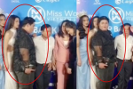 Lộ clip nghi vấn Đỗ Mỹ Linh bị 'chèn ép' thấy thương trên thảm đỏ Miss World Việt Nam, netizen bức xúc đồng loạt