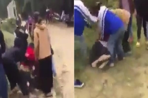 Nghệ An: Nhóm nữ sinh THPT đánh túi bụi em lớp 8 để dằn mặt