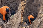 Sự thật đoạn clip đang đào đường ở Hà Nội thì phát hiện 'một người dưới lòng đất'
