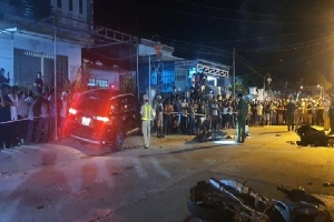 Nhậu xỉn lái ôtô tông 7 người thương vong ở Quảng Nam: Bắt giam tài xế