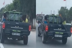 Vụ xe bán tải chở 3 cháu nhỏ sau thùng, chạy với tốc độ 90 km/h: CSGT tỉnh Hà Tĩnh nói gì?