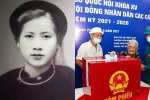 'Giai nhân Hà Thành' 101 tuổi đi bầu cử, hình ảnh lúc trẻ của cụ khiến MXH xôn xao