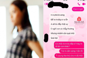 Cô gái lỡ mang bầu khi còn là sinh viên, dòng tin nhắn của bạn trai khiến tất cả phẫn nộ