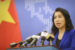 Việt Nam nói về thông tin Trung Quốc lắp đặt xong giàn khoan lớn nhất thế giới