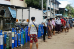 Nối gót Ấn Độ và Indonesia, Myanmar lâm cảnh thiếu ôxy cho người mắc COVID-19