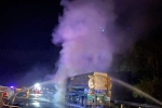 Xe đầu kéo bốc cháy trên cao tốc Đà Nẵng - Quảng Ngãi