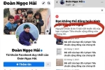 Fanpage mới lập của ông Đoàn Ngọc Hải lại bị hủy đăng bài, báo cáo 'vi phạm tiêu chuẩn cộng đồng'