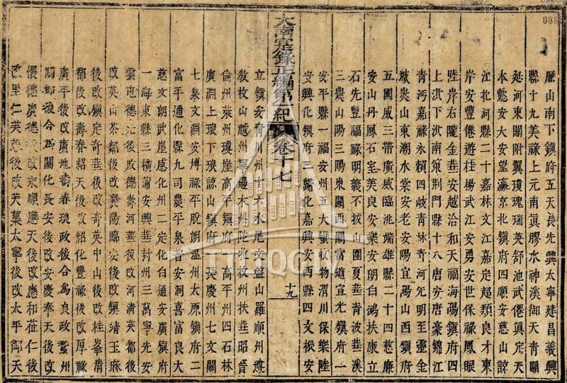 Mộc bản sách Đại Nam thực lục chính biên đệ nhị kỷ, quyển 76, ghi chép về việc vua Minh Mạng cho đặt tỉnh Hải Dương vào năm Tân Mão (1821).