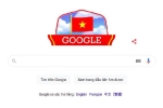 Google đổi giao diện bằng ảnh cờ đỏ sao vàng mừng Quốc khánh Việt Nam