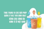 Thực trạng và các giải pháp quản lý rác thải sinh hoạt bằng các công cụ kinh tế ở Việt Nam