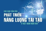 Các rào cản của sự phát triển năng lượng tái tạo ở Việt Nam hiện nay