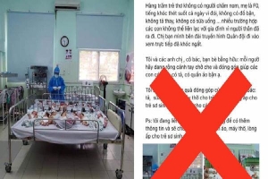 Sự thật thông tin hàng trăm trẻ thơ có mẹ F0 không người chăm sóc, thiếu thốn đủ điều tại bệnh viện Hùng Vương