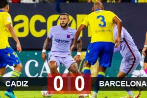 Kết quả Cadiz 0-0 Barcelona: Báo động đỏ cho Koeman