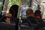 Ngồi trên xe buýt thấy có người chạm vào tóc mình, quay lại nhìn, người phụ nữ 'buồn nôn' trước hành động của kẻ ngồi sau